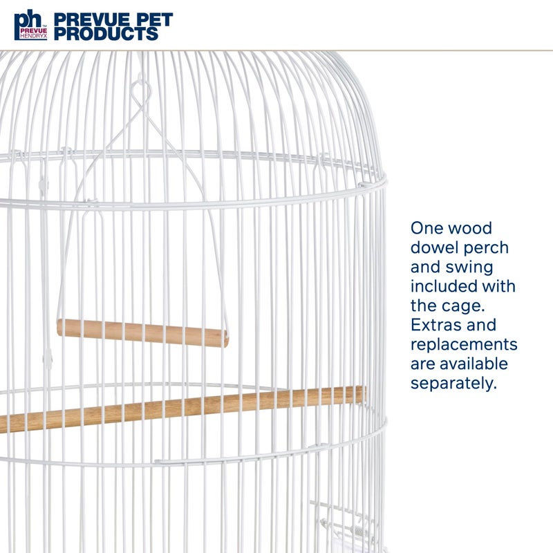 PH Prevue Hendryx Prevue Hendryx SP31999Y Classic Round Bird Cage, Yellow - Image 4